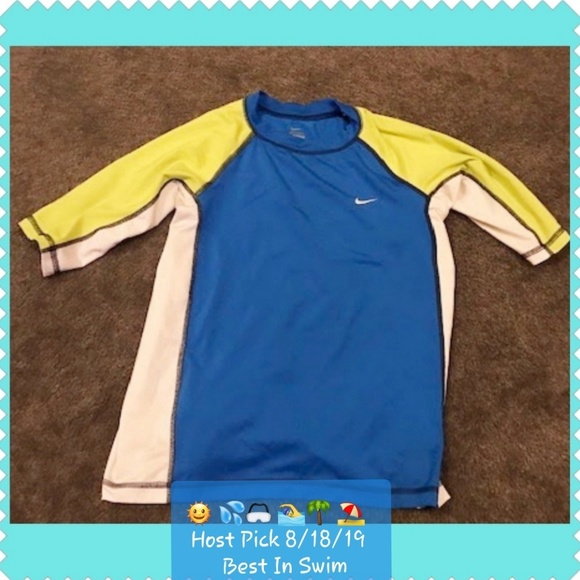 Nike Other - ☀️NIKE Boys Rashguard Swim Shirt Size Large 🕶